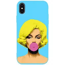 Чохол-накладка Toto Matt TPU 2 mm Print Case Apple iPhone X/XS #44 Monro Sky Blue