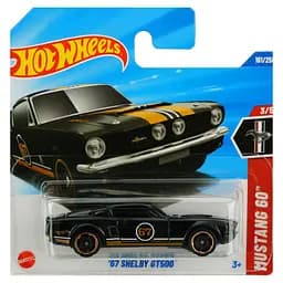 Базова машинка Hot Wheels Mustang 67 Shelby GT500 чорна (5785) JBB94-N521   