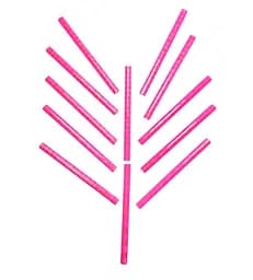 Светоотражатели на шпце колеса велосипеда 12 шт розовый (G00010408)