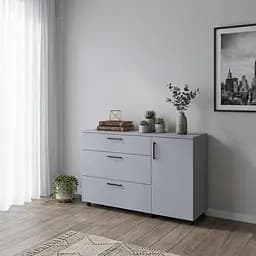 Комод Doros Торн Сірий 3Ш/1Д 135х51.6х80 (41510183) - мініатюра 2