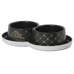 Moderna Double Trendy Dinner Luxurious Рets Модерна дабл Тренди дінер подвійна миска для котів 2х350 мл