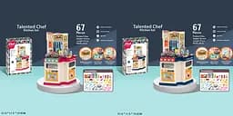 Набір "Кухня" 922-112/113, світло, звук, холодна пара, вода, посуд, в коробці (6967587400347) МІКС