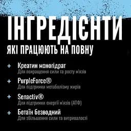 Креатин Universal Nutrition Animal Supercharged Creatine Фруктовий пунш 282 г - мініатюра 3