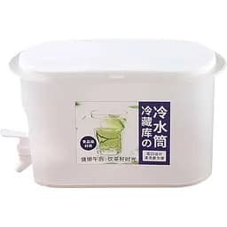 Функціональний диспенсер Semi для води лимонаду та соку 2 л з дозатором White