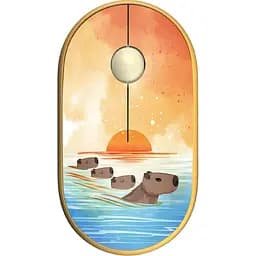 Бездротова миша 2E MF300 CAPYBARA:SUNSET Silent WL BT, жовтий (2E-MF300WCAPIBARAYW)