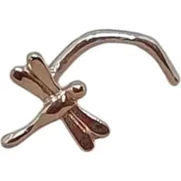 Золота сережка-пірсинг Dear в ніс Dear. 1014