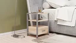 Тумба універсальна Ferrum-decor Вів'єн 1/1 50x41x40 сірий ДСП Дуб Сан-Марино 16мм (FRD-104152) - мініатюра 6