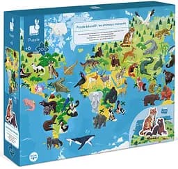 Пазли Janod Зникаючі види тварин, 250 елементів (J02676)