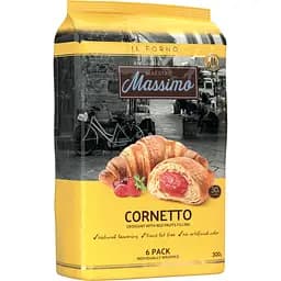 Круасани Maestro Massimo з червоними фруктами 300 г (6 шт. х 50 г)