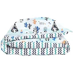 Підковдра полуторна Cosas Indi Panda 155х215см (Panda-Indi_zigzag_155q)