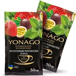Напій вітамінний концентрований YONAGO Полуниця-Маракуйя-М'ята 50 г
