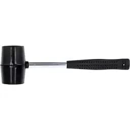 Молоток гумовий Vorel з металевою ручкою, Ø=50 мм, m=410 г [12/60] (33557)