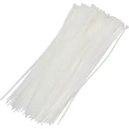 Хомут нейлоновий Haisser 5х350 мм 100 шт. білий (123457)