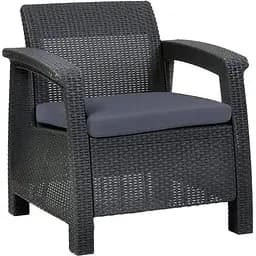 Крісло Allibert Corfu сіре 1 шт (912293901)