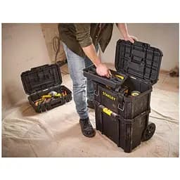 Ящик для інструмента Stanley Quicklink модульний 3 секції на колесах 80 л 75.1x55x41 см (STST83319-1) - мініатюра 3