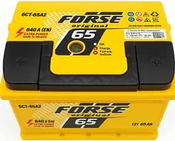 Автомобільний акумулятор Forse 65 Ah / 640 A R+