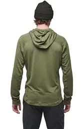 Куртка чоловіча Black Diamond M Coefficient LT Hybrid Hoody M Чорний-Оливковий - мініатюра 2