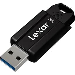 USB флеш-накопичувач Lexar JumpDrive S80 64GB USB-A 3.1 Black (LJDS080064G-BNBNG) [137794] - мініатюра 2