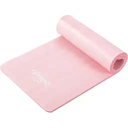 Коврик для фитнеса и йоги Queenfit NBR 1.5 см розовый