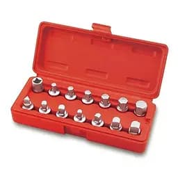 Комплект голівок для маслосливних пробок 14 од. Toptul hoz0007654