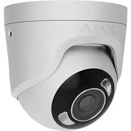 IP-камера Ajax дротова TurretCam HL white, 5мп, 2.8мм, гібридне підсвічування IR 35м, білий Led 50м, Poe, True WDR, IP 65, ІЧ 35м, аудіо, кут огляду 100° до 110° - мініатюра 4