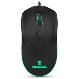 Мишка REAL-EL RM-515 USB Black (EL123200059)