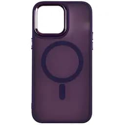 Чохол PC Color Chrome Magsafe Apple iPhone 15 Pro Dark Purple
