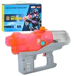 Потужний водяний бластер 3206A-3 з підсвіткою, звуковом та акумулятором — для яскравих літніх ігор, 39 см