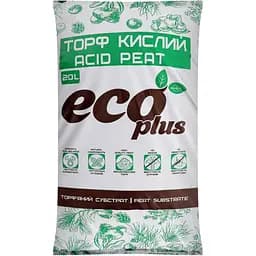 Торф'яний субстрат Eco Plus Торф кислий 20 л (000018999)