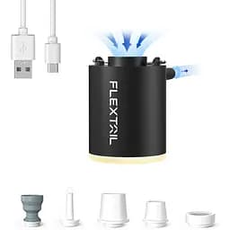 Насос-ліхтар кемпінговий Flextail Tiny Pump Х, чорний - мініатюра 2