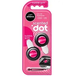 Ароматизатор в авто Aroma Car Scented Dot Double Bubble gum (5904224120108)
