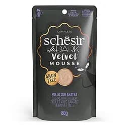 Консерва для котів Schesir After Dark Chicken With Duck курка з качкою мус, натуральні 80г