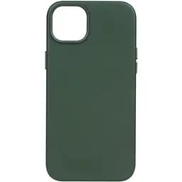 Чохол Leather Case для Apple iPhone 14 Shirt green