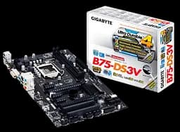 Материнська плата Gigabyte GA-B75-DS3V LGA 1155 (GA-B75-DS3V) Б/В