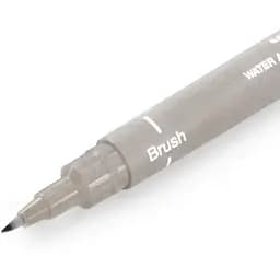 Лайнер-пензель Uni Pin Brush Fine Line світло-сірий 2 мм (PINBR-200(S) LIGHT GREY) - мініатюра 4