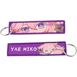 Брелок тканинний Геншин Яе Міко Genshin Impact Yae Miko 10 см