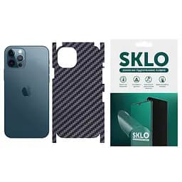 Захисна гідрогелева плівка SKLO Back тил+грани Carbon для Apple iPhone 14 Pro 6.1 Чорний