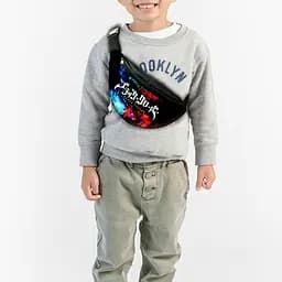 Сумка-бананка детская Чёрный клевер - Аниме 32х15см,через плечо для мальчика (00300)