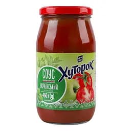 Соус Хуторок Український пастеризованный, 460 г (784358)