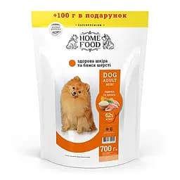 Сухий корм для дорослих собак Індейка і лосось DOG ADULT MINI Здорова шкіра і блиск шерсті 700 г