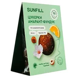 Цукерки Sunfill Амарант-фундук з протеїном 73 г - мініатюра 2