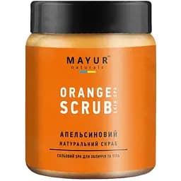 Сольовий скраб Mayur Апельсин, для обличчя та тіла 250 мл