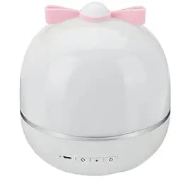 Нічник з рожевим бантиком регулюванням яскравості та 6 шаблонами