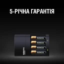 Зарядний пристрій для акумуляторів Duracell CEF14, 4 години, 1 шт. (Includes 2 AA1300mAh & 2 AAA750mAh) (5007497 / 5004990) - мініатюра 8