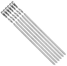 Универсальные шампура A-Plus 1634 6 шт. из нержавеющей стали для приготовления шашлыка для гриля и барбекю.