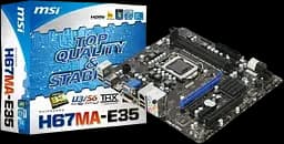 Материнська плата MSI H67MA-E35 (B3) LGA 1155 (H67MA-E35 (B3)) Б/В - мініатюра 2