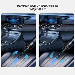 Автомобільний пилосос Yaoen 126 Ultra 110W 6000mAh (YVCNU6011B 5422) Чорний - мініатюра 6