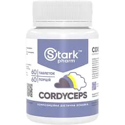Натуральная добавка Stark Pharm Cordyceps 500 mg 60 таблеток