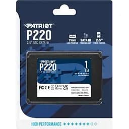 Накопичувач SSD 2.5" 1TB P220 Patriot (P220S1TB25) - мініатюра 4