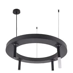 Люстра Brille светодиодная подвесная 22W NW BK (BR-01 688S/4)